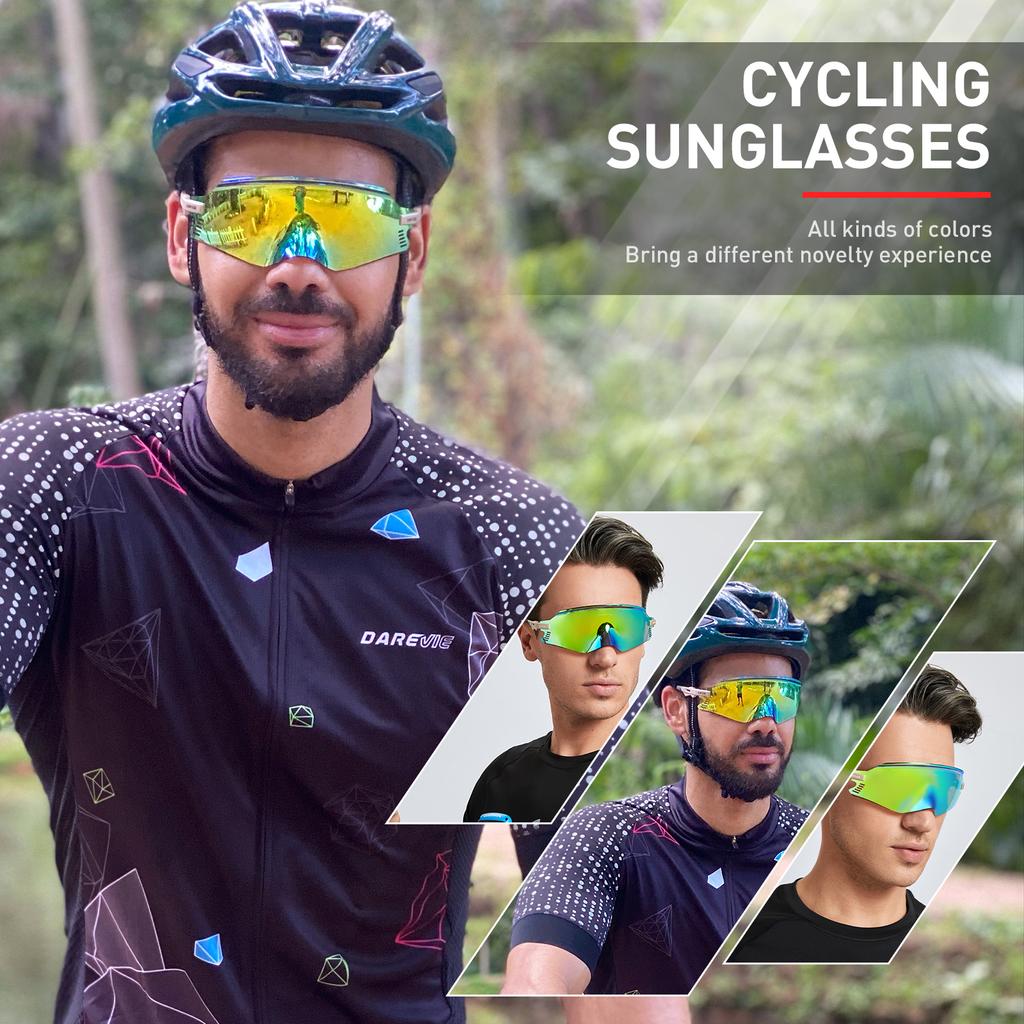 Kapvoe Cycling Glasses UV400 Men Bike Sunglasses Airbreathing MTB Eyewear Outdoor Sport Goggles Bike Glasses Oculos De Ciclismo