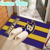 Custom Name football Ravens Logo Rug Office Rug Chair Mat Non Slip Carpet Rugs for Bedrooms Dining Room Living Room Home Decor gifts