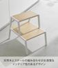 Yamazaki Jitsugyo Step 2 W40 X X H45 Tower No Assembly Required 1467 (Yamazaki) [Completed Product] Stool, Steps, White, D52.3 Cm, Stepladder,