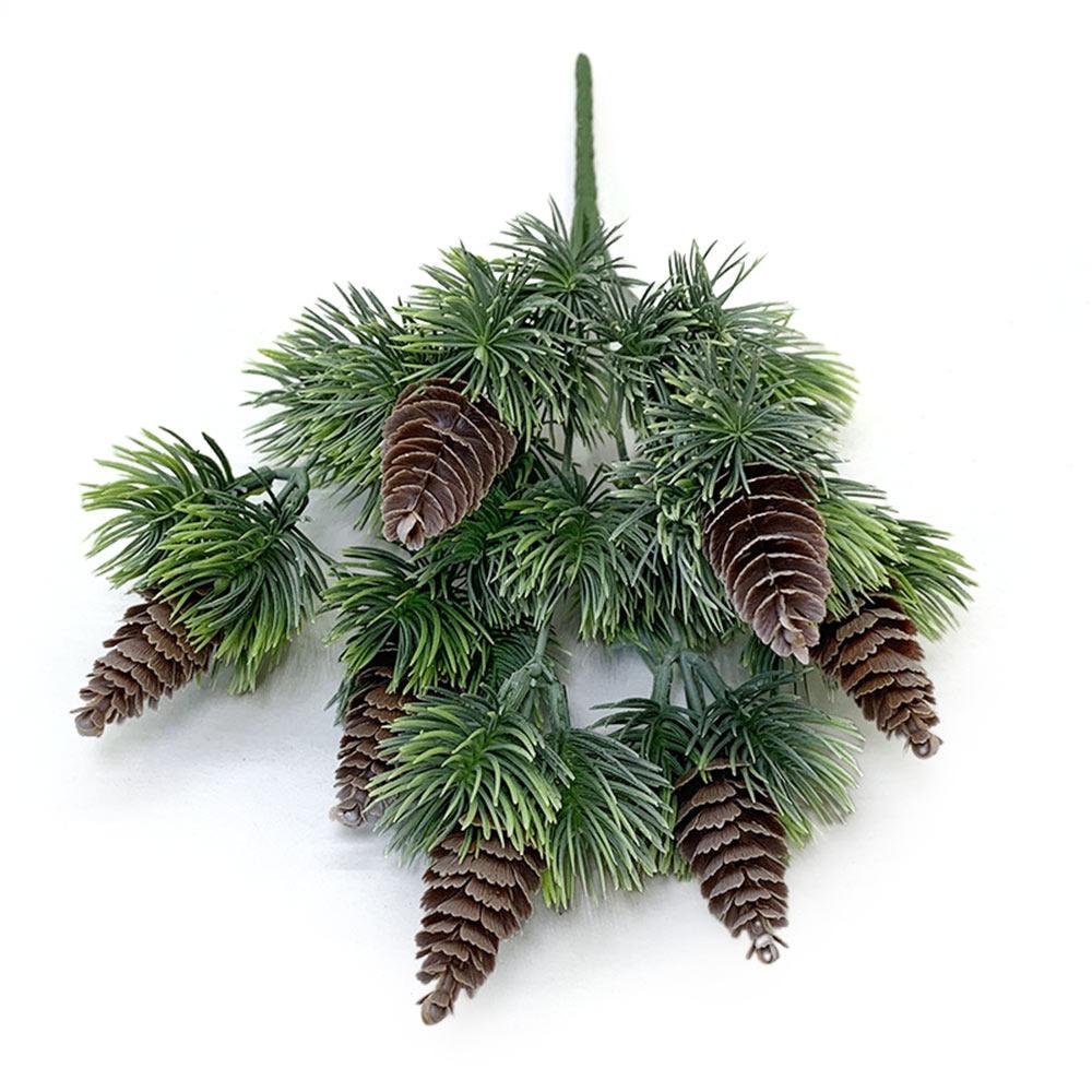Green Artificial Pine Branches DIY Accessories Fake Pine  Festival Ornament