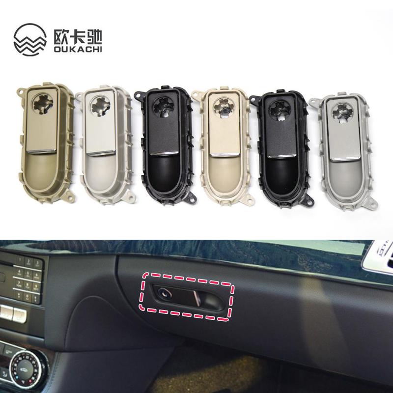 For Benz W218 Car Glove Box Handle Cover Lid Lock for Mercedes CLS Class Brabus Toolbox Glove Boxes Cover Switch Replace CLS300