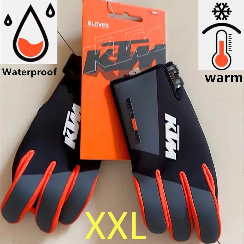 2025 KTM Wasserdichte Motorradhandschuhe Winter Warm Motorradhandschuh Off Road Motocross Handschuhe MX Handschuhe Dirt Bike Handschuhe