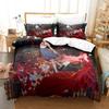 Anime Bed Sheet Set Belle Bedding Set Single Twin Full Queen King Size Bed Set Adult Kid Bedroom Duvet Cover Sets Home Textiles