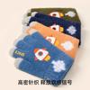 Kinderhandschuhe Jungen Herbst und Winter Cartoon niedlich Rakete Wolle gestrickt warm und kalt Fünffinger Grundschüler Outdoor
