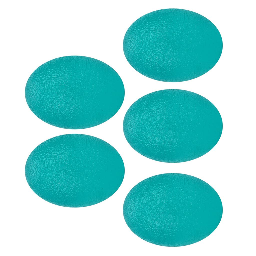 5pcs Oval Shape Elastic Hand Grip Wrist Finger Strength Training Exercise
