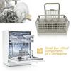 Universal-Besteckkorb für Geschirrspüler, faltbar, für die Küche, Geschirr, zum Trocknen, Organisation für Geschirrspüler, Ersatzzubehör, 1/2 Stück