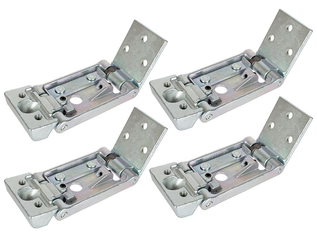 Mercedes Sprinter 95-06 UPPER = LOWER Rear Door Hinge Left = Right 270° 4 Pcs. SET