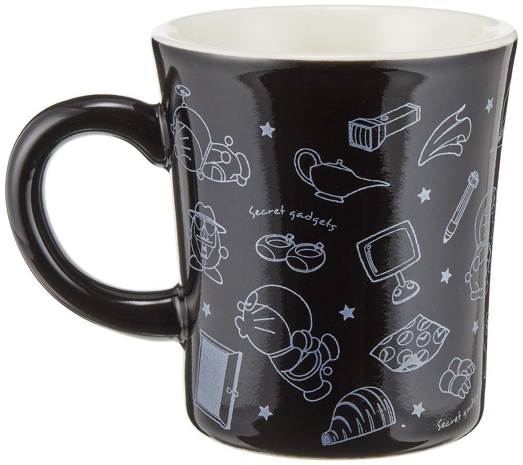 Color Mug Secret Tool Black 008143 "Doraemon"