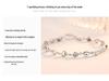 Min Yue S925 Sterling Silver Zircon Heart Bracelet - Women's Elegant Fashion Jewelry for Qixi Valentine's Day