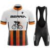 2026 Summer Breathable Cycling Suit Set Men New Summer Short Sleeve Maillot Ropa Ciclismo Cycling Clothing Breathable MTB Men Bike Bib Shorts