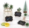 Office School Supplies Hanging Signs Garden Decor Blackboard Message Labels Price Tags Chalkboard