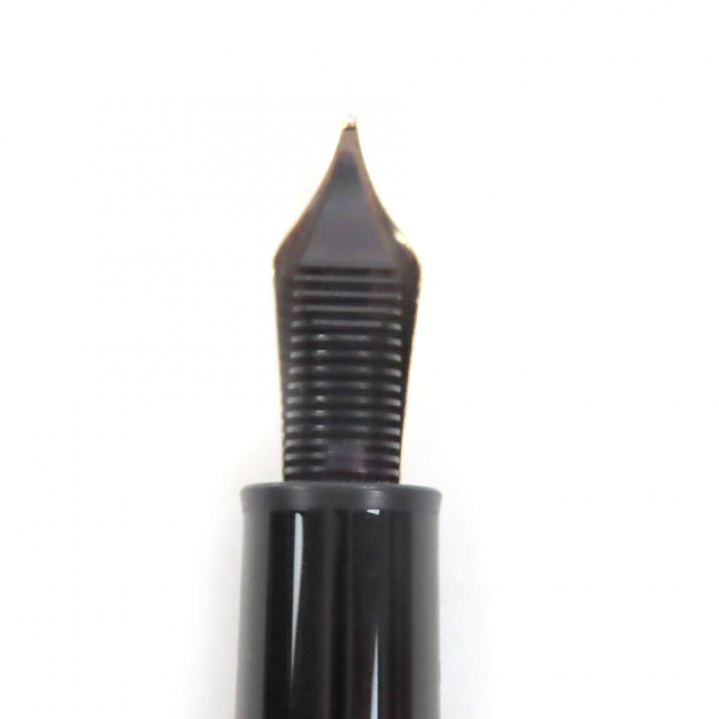 Excellent MONTBLANC fountain pen Meisterstück Cap type black 14K mens Used