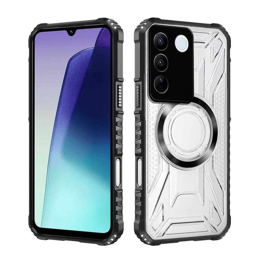 Battle Shadow Series Armor Phone Case for Vivo V27 Pro,V27 Shockproof Anti‑Drop Protective Cover