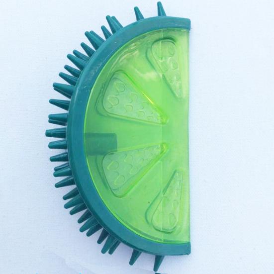 Dog Cooling Chew Toy Summer Freezable Watermelon Lemon Pineapple Puppy Teething Toy Bite Resistant Squeaky Pet Teeth Cleaning Toy
