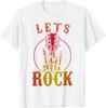 Lets Rock Electric Guitar Music Lover Band Guitarist Retro Women Men TShirt Summer Oversized Tshirt Fashion Causal T Shirt Tee