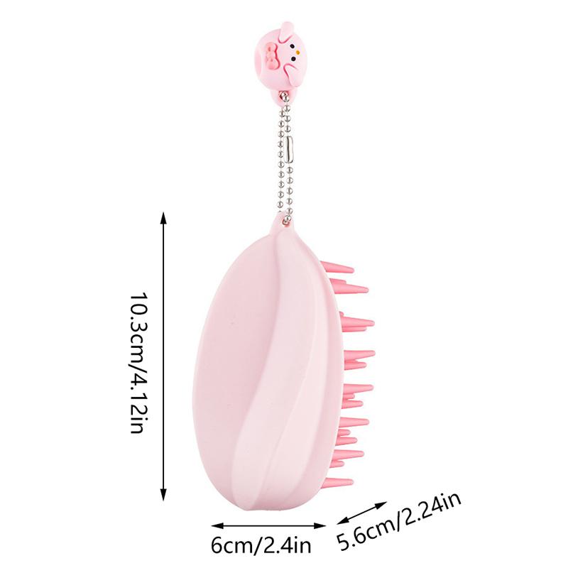 Silicone Shampoo Scalp Hair Massager Head Body Scalp Massage Brush Hair Washing Brush Scalp Exfoliator Brush Head Scrubber Tools