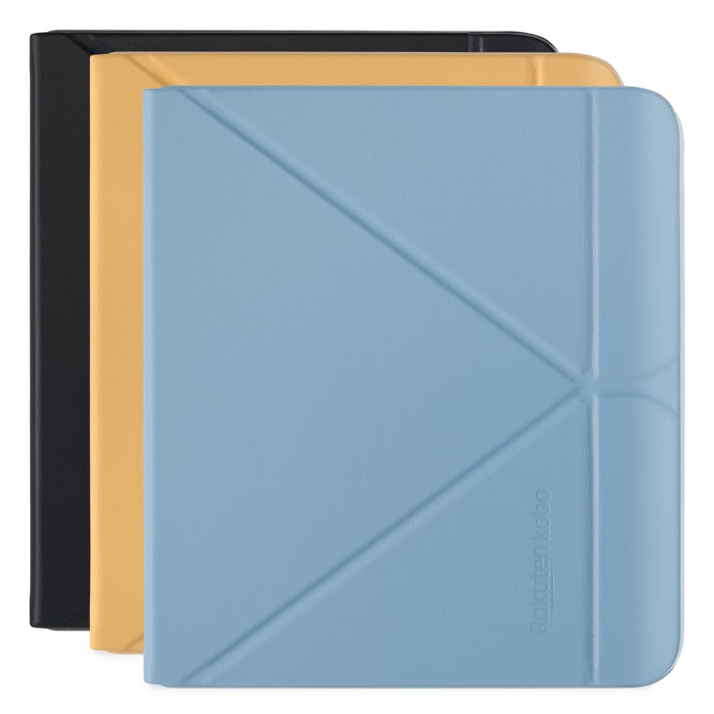 Kobo Libra Color (Black) Sleep Cover (Dusk Blue) Set / Color Compatible / Writing Function / Tablet / Eink / 7 Inch / E-book Reader / 32 GB