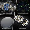 TikTok Trending Men's Automatic Waterproof Stainless Steel Luminous Skeleton Watch