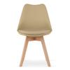 MARK chair - dark beige / natural legs x 3