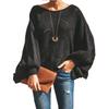 Autumn and winter new batsleeves casual loose top base sweater knitted sweater for women 3523 KTB