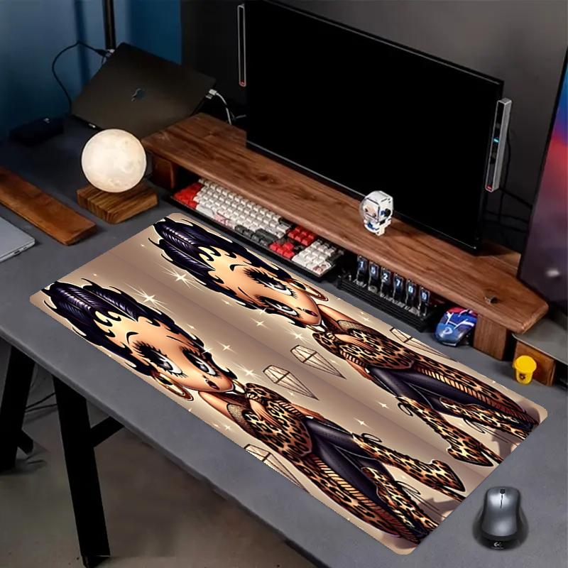 doll Print Mouse Pad, Anti‑Slip Desktop keyboard Mat, for PC Laptop Gaming Working Daily Use, Cool Festival Surprise Gift