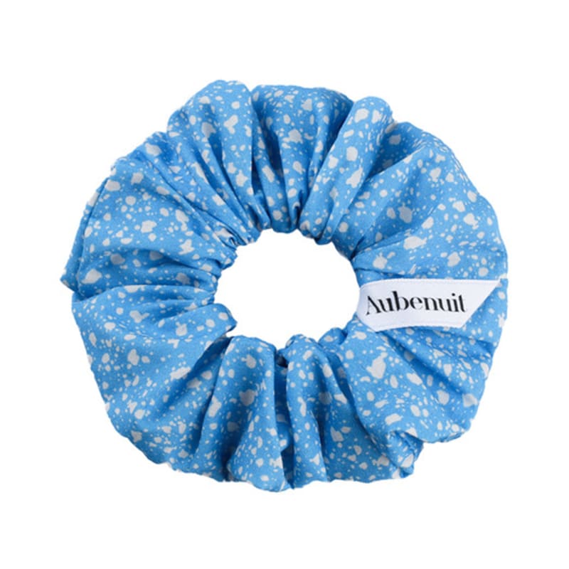 Aube Nuit C Line Sandy Series Hair Scrunchie Sandy Blue M