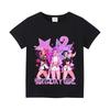 KPop Demon Hunters Birthday T-Shirt Printed Cotton Children's Short Sleeve Casual Baby Shower Short Sleeve Top T-Shirt Clothing