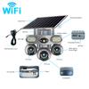 Solar PTZ Camera – 4G/WiFi Outdoor Security with 3-Screen View, Optional LED Light, 2-in-1 Surveillance & Night Lighting
