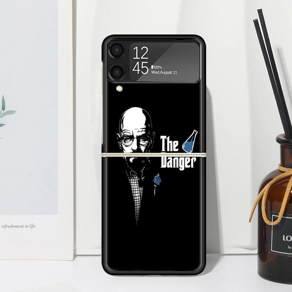 Breaking Bad WalterWhite Phone Case For Samsung Galaxy Z Flip 7 Flip7 Zflip 6 Flip6 5 Flip5 4 Flip4 3 Flip3 5G Fundas Black Cove
