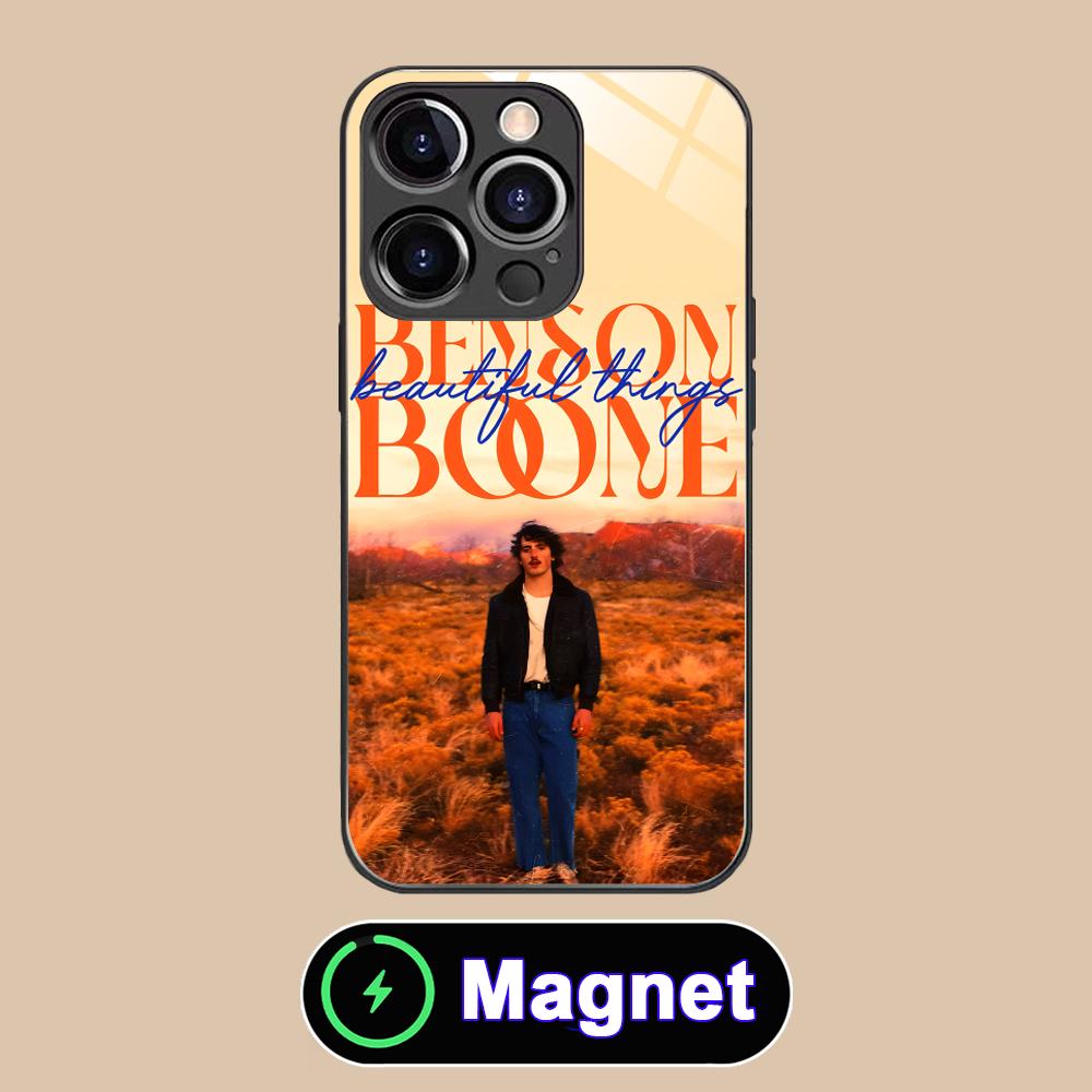 

Benson Boone Glass MagSafe Mobile Phone Case for iPhone 17 16 15 14 13 12 11 Air Pro Max Plus Mini Colorful Cover iPhone 11 Pro Max