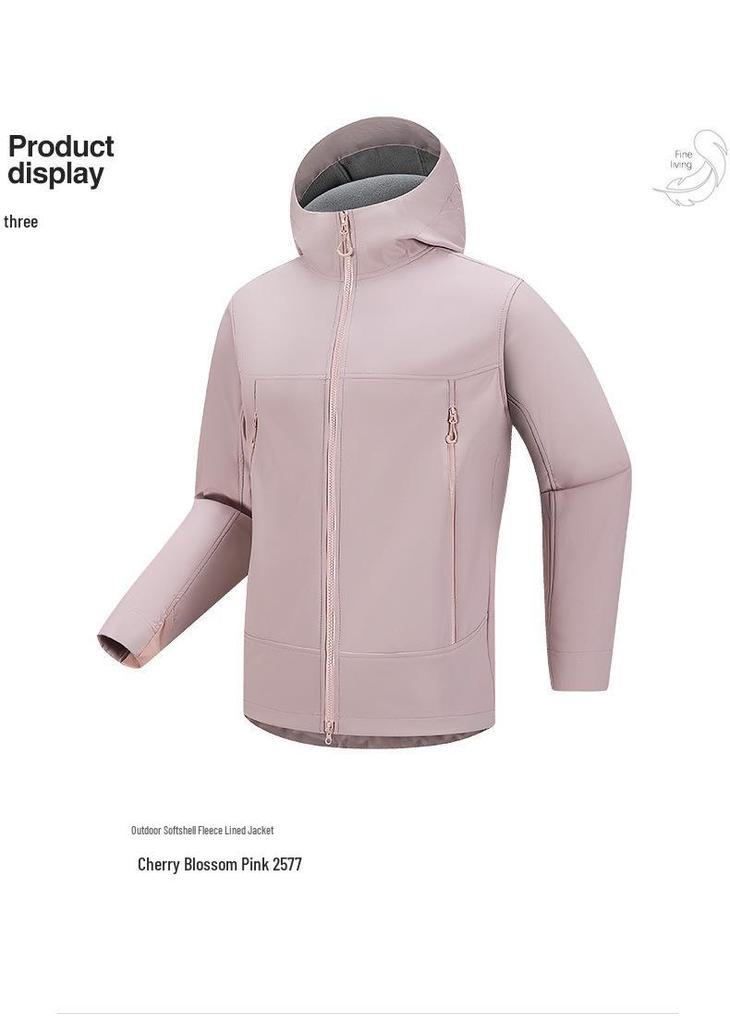 KLS Leichte Softshell-Bergsteigerjacke für den Außenbereich - Winddicht und Wasserdicht