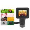 Microscopio Digitale Portatile Schermo IPS da 2 Pollici Ingrandimento 1000X Connessione USB al PC Microscopio con 8 LED Regolabili