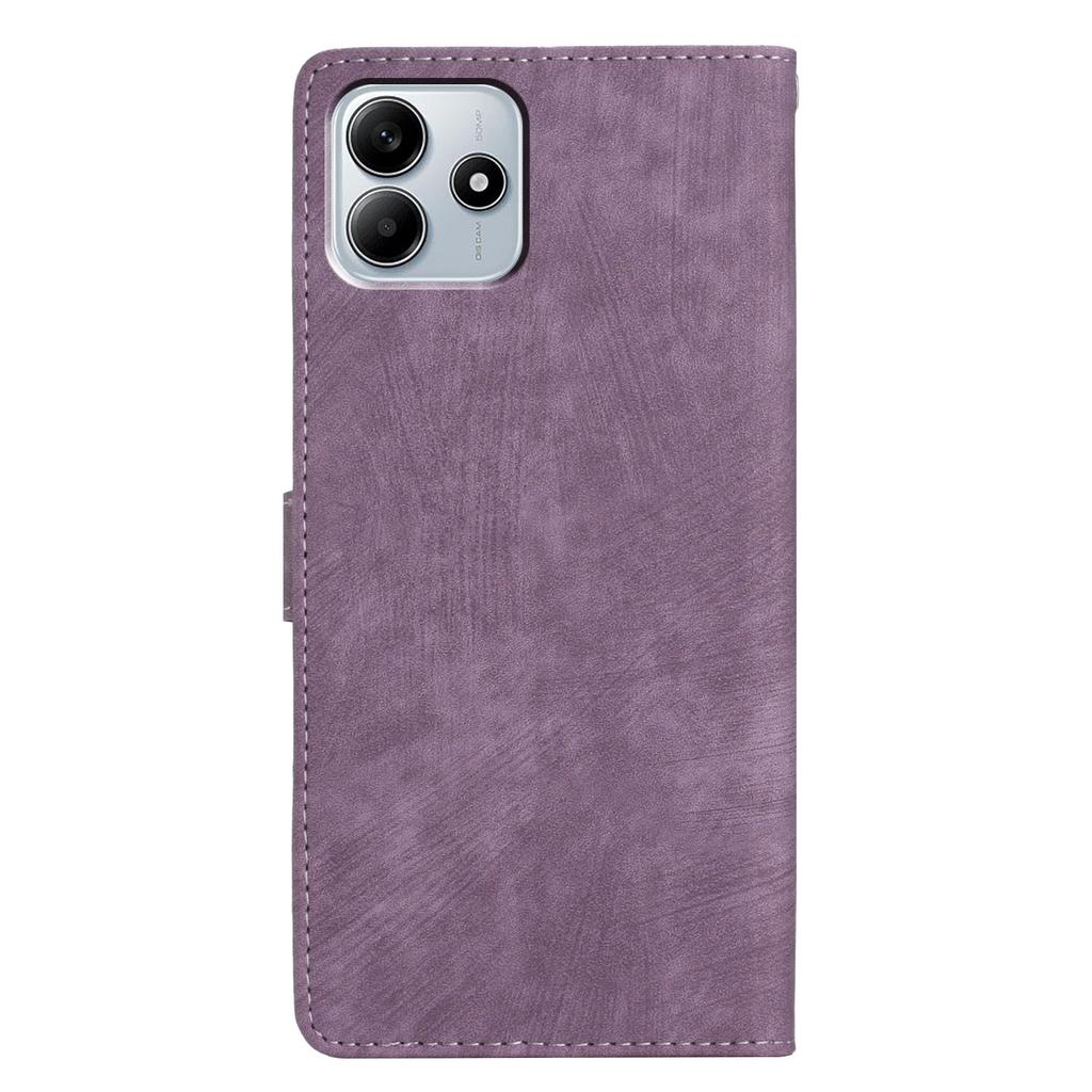 For Xiaomi Redmi Note 14 5G Case with Card Clots Skin-Touch PU Leather Phone Cover Stand