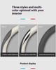For Mitsubishi Outlander Pajero Asx Colt Lancer EX Evolution L200 Triton RALLIART Leather Car Carbon fiber Steering Wheel Cover