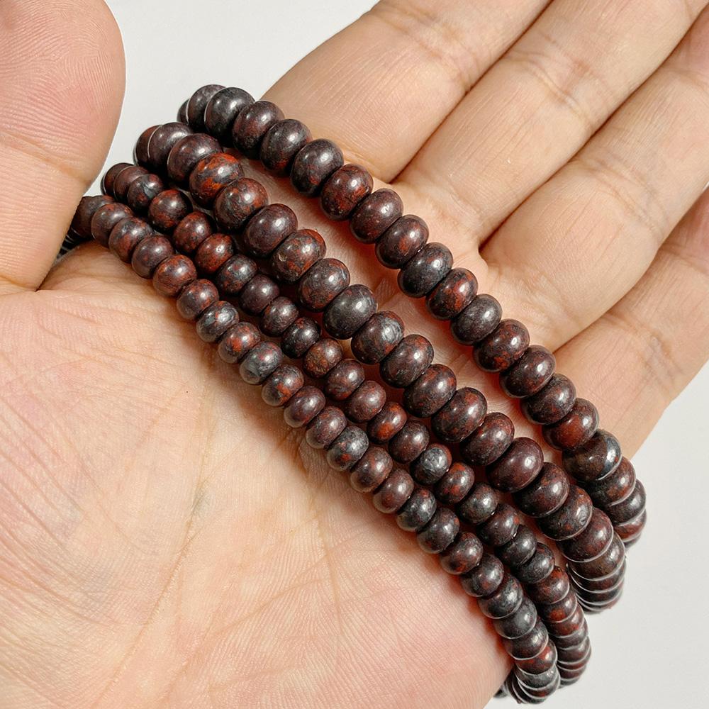 4X6/5X8MM Natural Crystal Stone Abacus Beads Loose Rondelle Spacers Bead Charm For Jewelry Making Bracelet Accessories Finding