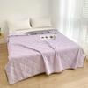 Cool Summer Quilt Solid Color Ice Silk Summer Quilt Single and Double Machine Washable Air Conditioner Gift Thin Quilt