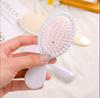 Macaron Mini Anti-Tangle Heart Cushion Brush - Portable, Cute, and Girly Massage Comb