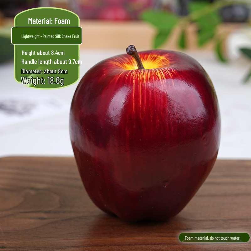 Foam Fruit Model Set: Educational Toy & Display with Plastic Apples, Bananas, Grapes for Kids