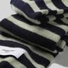 Studio Salt [24 WINTER][SALT Label] NOAH STRIPE KNIT SCHAL_GRÜN/MARINE