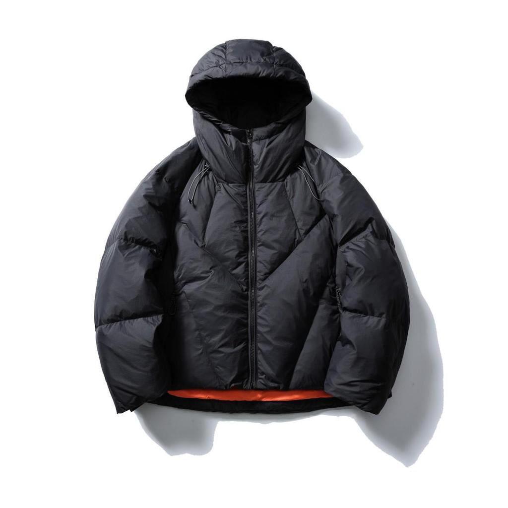 RUIIENRS X Black Armada 2025 Winter Raglan Sleeve Hooded Down Jacket MY6603