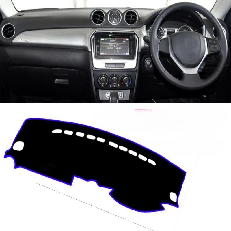 Non-slip Mat For Suzuki Vitara Ly 2015-2022 Car Dashboard Cover Dash Mat Sun Shade Pad Instrume Panel Carpets Accessories