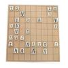Standard Thickness Folded Shogi Board Set with Handy Wooden Pieces! Shogi Set Shin Katsura No. 6 Folded Shogi Board Set (wooden Shogi Pieces Made of