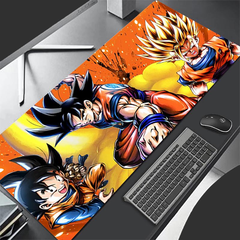 Mouse pad DBZ Rug professional eSports game players Speed Lock Edge Rubber Game Desk Mousepad Dragon Ball Z Keyboard Mat Gift