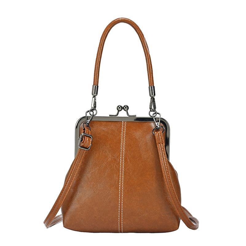 

Fashi PU Leather Handbag Women Small Crossbody Bag Designer Shoulder Bags Tote Top Handle Purse Ladies Elegant Wallet 2026 New світло-коричневого кольору