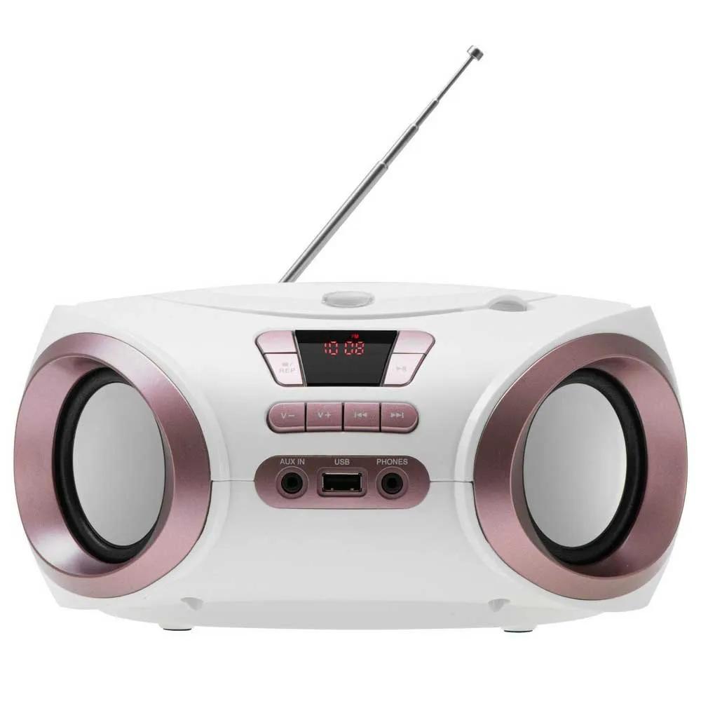 Adler-Europe AD 1181 Boombox FM radio USB White/Copper