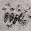 5Pcs/set Nail Art Charms Halloween Metal Nail Accessories Halloween Metal Nail Decorations  Lady