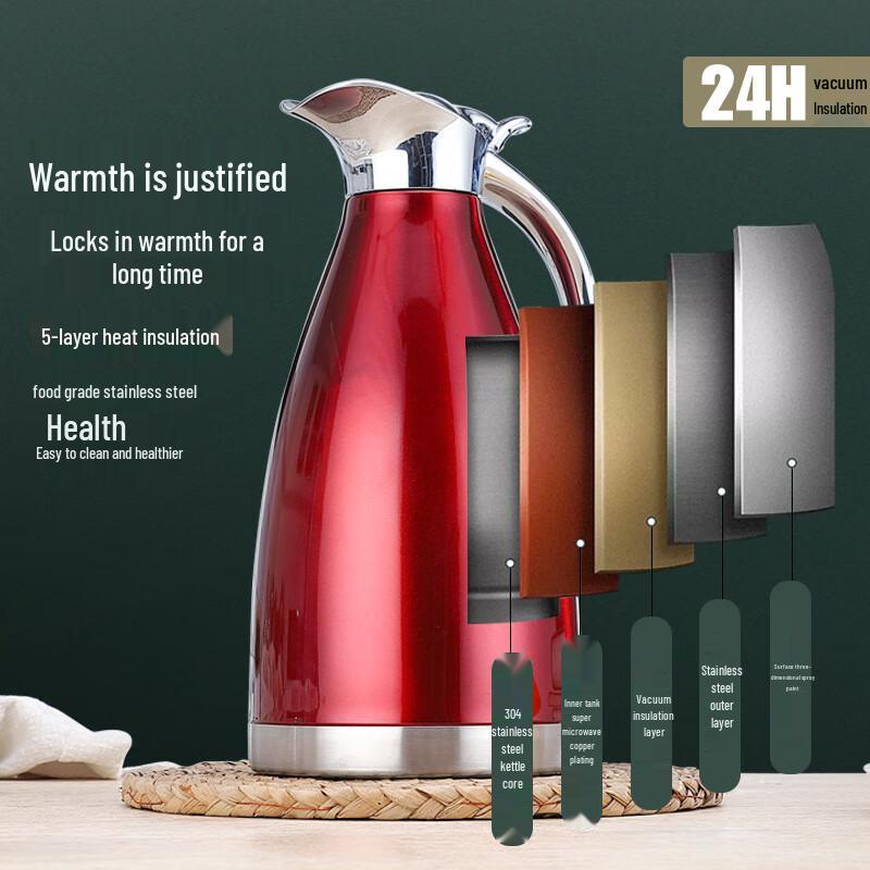 Large Capacity Stainless Steel Vacuum Thermos Pot