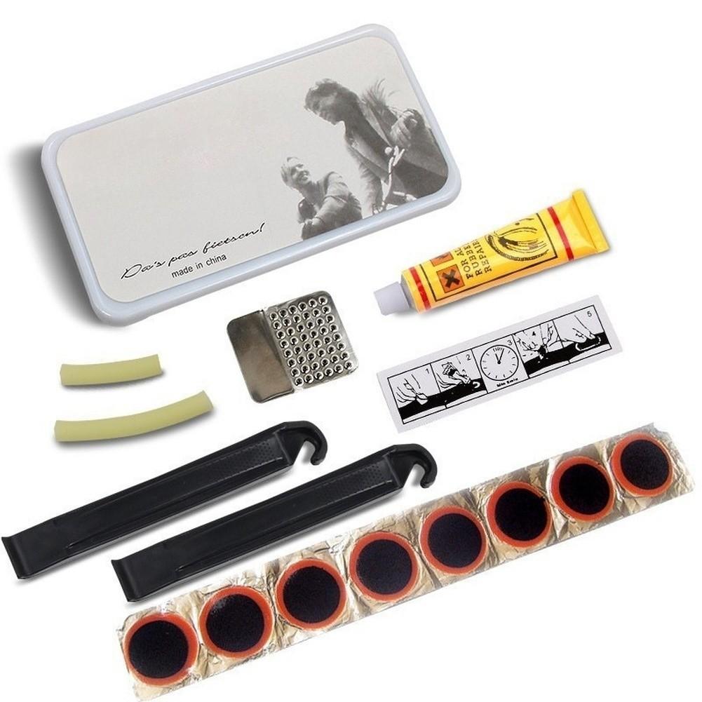 

Portable Plastic Case Bike Tire Repair Kit Compact Storage Box