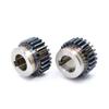 1 pz. Ruota Dentata Cilindrica con Passo 20 22 24 25 28 30 32 35 40 45 50 60 Denti Acciaio 45# Modulo 1.5 Ingranaggi Motore Foro con Chavetta 12-25mm