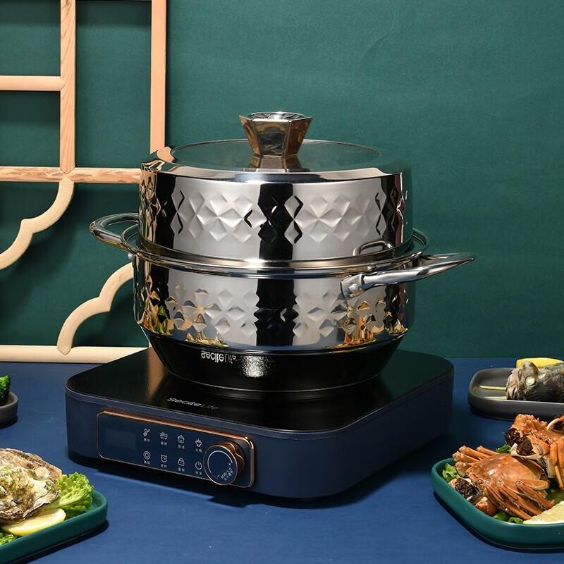 Secite 304 Stainless Steel Steamer Pot